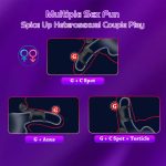 Snail Shape Penis Ring Spiral Head Cock Ring Sleeve Sex Toys G Spot Stimulation Vibrator Cock Rings for Men - 图片 2