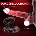 Dropshipping Male Appliance G Spot Cock Ring Penis Lock With Ejaculation Delay Penis Cover - 图片 2