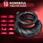 Adult Products Men's Vibrating Cock Ring Sex Toys Adult Male Sex Toys Longer, Harder, Stronger, Double Penis Vibrator Dildo - 图片 2