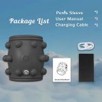 Vibrating Cock Rings Penis Ring for Penis Enlargement Cock Cage Delay Ejaculation Male Chastity Device Sex Toy for Men - 图片 2