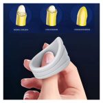 Male Circumcision Corrector Penis Ring Time Delay Longer Lasting Erection Thick Reusable Lock Cock Ring Adult Sex Toy for Mens - 图片 2