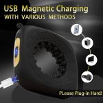 2025 New Style 10 Vibration Frequencies Delay Ejaculation Penis Rings Vibrator Silicone Lock Ring for Man - 图片 2