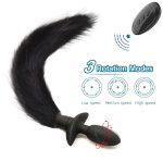 Remote Control Anal Plug Vibrator Fox Tail Cosplay Butt Plug Anal Sex Tail Adult Products Anal Sex Toys for Couples - 图片 2