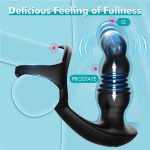 7 Vibrating & 3 Thrusting Modes Anal Vibrator Prostate Massager Toys - 图片 2