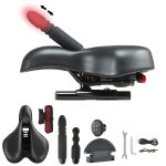 New Style Remote Control Bicycle Saddle Vibrator Dildo Bike Seat Telescoping Adult Sex Machine Toys Massage Bike Seat Cushion - 图片 2