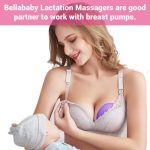 Liquid Silicone Soft Breast Vibrator Sex Toys for Women 10 Vibration Wearable Lactation Massager for Breast Pain Relief - 图片 2