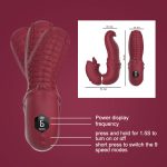 LetRock Rechargeable LED Display Tongue Vibrator for Women 9 Vibration Modes Vagina G Spot Women Sex Toys - 图片 2