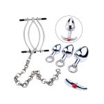 Stainless Steel Clitoris Clamp Vagina Opener Metal Labia Clamps BDSM Bondage Sex Toys Clitoral Stimulator Open Pussy Adult Games - 图片 2