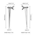 Metal Adjustable Horse Eye Catheter Penis Plug Stimulator Masturbation Ejaculation Delay Sex Tool Urethral Dilators for Men - 图片 2