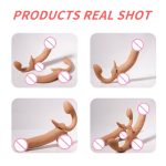 2023 Adult Female Lady Double Vibrator Couple Women Dildo Girl Saxy Toy Lesbian Sex Toy for Man and Woman - 图片 2