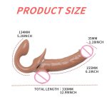Double-heads Vibrating Penis Lesbian Erotic Toys Dildo Vibrators for Women Adult Sex Toys for Couples - 图片 2