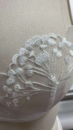 Pure White Lace Lingerie for Women Sexy Comfortable Breathable Push-Up Bras Leopard Embroidery Summer Fresh Bra Brief Sets - 图片 2