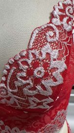 Sweet Lace Floral Embroidered Sexy Lingerie Pure Desire Tempting See-Through Three-Point Boxer Design Hot Transparent Floral - 图片 2