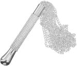 SM BDSM Metal Diamond Handle Chain Whip Flogger Flirting Fantasy Fetish Hand Paddle Flirting Fantasy Restraint Bondage Gear - 图片 2