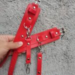 Leather Harness Bondage Lingerie Buttocks Erotic Leg Harness Lingerie Sex Toy Leather Strap on BDSM - 图片 2