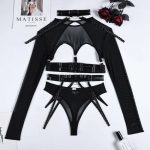 Sexy Summer Lingerie Set Underwire Full Cup Lace Bra Panty Thong Womens Underwear with AntiBacterial Fabric - 图片 2