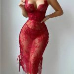 A Best-selling Sexy Lingerie Dress Featuring Lace and Cutouts, Revealing the Chest and Hugging the Buttocks - 图片 2