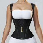 A Best-selling Steel-frame Shaping Top, Made of Embroidery, with Snap Fasteners and an Inbuilt Zipper - 图片 2