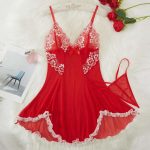 Wholesale of New Sexy Lace Mesh Lace Design Style Dresses From European and American Adult Lingerie Factories - 图片 2