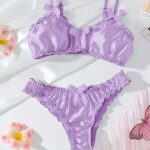A Two-piece Set of Exquisite and Sexy Underpants with a Halter Top and Bow From Europe and America - 图片 3