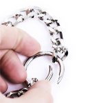 Stainless Metal Handcuffs BDSM Flirting Toy for Couples Sex Toys for Woman Men Sm Bondage Kit Sex Toy Online% - 图片 3