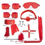 Ultimate Bondage Set Vibrating Silicone Anal Plug and Dildo Perfect Adult Toy for Male and Female Sales - 图片 3