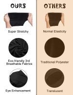 High Elasticity Breathable Sexy Sponge Harness Sex Head Eye Mask SM Bondage Headgear for Couple Restraint Hood Mask - 图片 3