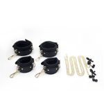 Sex BDSM Bondage Leather Suit Handcuffs Fetish Bed Restraint Kit for Adult Sex Toy for Couple Men Women SM - 图片 3