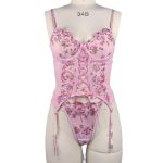 A Set of Exquisite Embroidered Flower-patterned, Playful Waist Straps and Sexy Lingerie From Europe and America - 图片 3