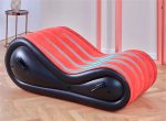 Dropshipping Inflatable Bed Sofa for Travel Beach Chaise Fold Bedroom Sex Furniture ArmChair Velvet PVC Leather Bed Frames - 图片 3