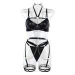A Best-selling of European and American Adult Lingerie, Featuring a Chain, Neckband, Waist Belt and Steel Ring - 图片 3