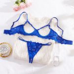 Sensual Lingerie Without the Need to Take It Off, Open-cut Sexy Lingerie with Lace Trim and Lace-revealing Sexy Lingerie Set - 图片 3