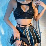 European and American Best-selling Lace Halter and Ankle Strap Sexy and Romantic Lingerie Set, Sexy Bra Set - 图片 3