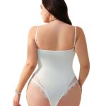 European and American Sexy and Romantic Pajama Women's Lace Seductive Plus-size Lace Embroidered Jumpsuit Bestseller - 图片 3