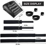 Juguete Sexual Bedroom Velvety Sex Pillow Furniture Inflatable Cushion Position, Curved Sex Pillow BDSM Adult Sex Toy for Couple - 图片 3