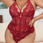 A Popular Lace-trimmed, See-through, Shaping, Backless, Interlaced and Sexy Jumpsuit From Europe and America - 图片 3