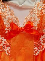 Summer Knee Length Short Nightdress Loose Lace Bow Night Dresses for Women - 图片 3