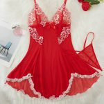 Wholesale Sexy Lingerie Nightdress Thong Set Attractive Sleepwear Robe Sexy Lingerie for Women Sling Pure Nightdress - 图片 3