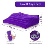 Adult Travel Pillow for Sex Aid Climax Wedge Pillow Sexual Position Cushion Couple Game Sex Furniture Inflatable Sex Pillow BDSM - 图片 3