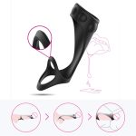 New Silicone Penis Ring Male Delay Ejaculation Cock Rings Masturbator Cockrings Toys for Men Chastity Cage - 图片 3