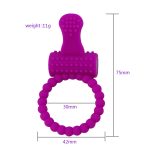 Vibrator Ring for Penis Cock Extender Ring Delay Ejaculation Sex Man Toys Dropshipping Toys for Men - 图片 3