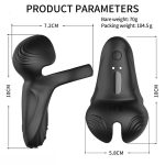 2022 Vibrator Penis Cock for Man Delay Ejaculation Sex Toys Couple Rings Penisring Vibrating Ring Vibrator for Men - 图片 3