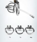 Metal Male Chastity Device Small Stainless Comfortable Cock Cage Adult Game Sex Toy Chastity Device - 图片 3