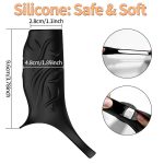 Best Seller 10 Vibration Soft Cock Ring for Sex Toy Box for Male Silicone Penis Ring Sex Products - 图片 3