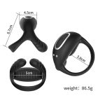 Vibrating Cock Ring Mens Vibrator Help Men Long-Lasting Erection Increase Potency - 图片 3