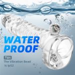 Penis Sleeve With Vibrator, Sex Toys Penis Extender - 图片 3