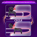 Snail Shape Penis Ring Spiral Head Cock Ring Sleeve Sex Toys G Spot Stimulation Vibrator Cock Rings for Men - 图片 3