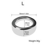 Stainless Steel Male Cock Ring Glans Ring Metal Penis Ring Delayed Ejaculation Increase Stimulation Sex Toys for Men - 图片 3