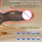 Cock Penis Ring Vibrator Silicone Rubber Male Products Strong Vibration Delay Ejaculation Cock Ring for Men Adult Sex Toy - 图片 3