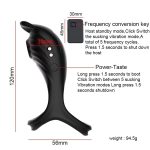 Sax Toys for Man Silicone Vibrating Double Cock Ring Sleeve Cock Penis Vibrator Ring for Men - 图片 3